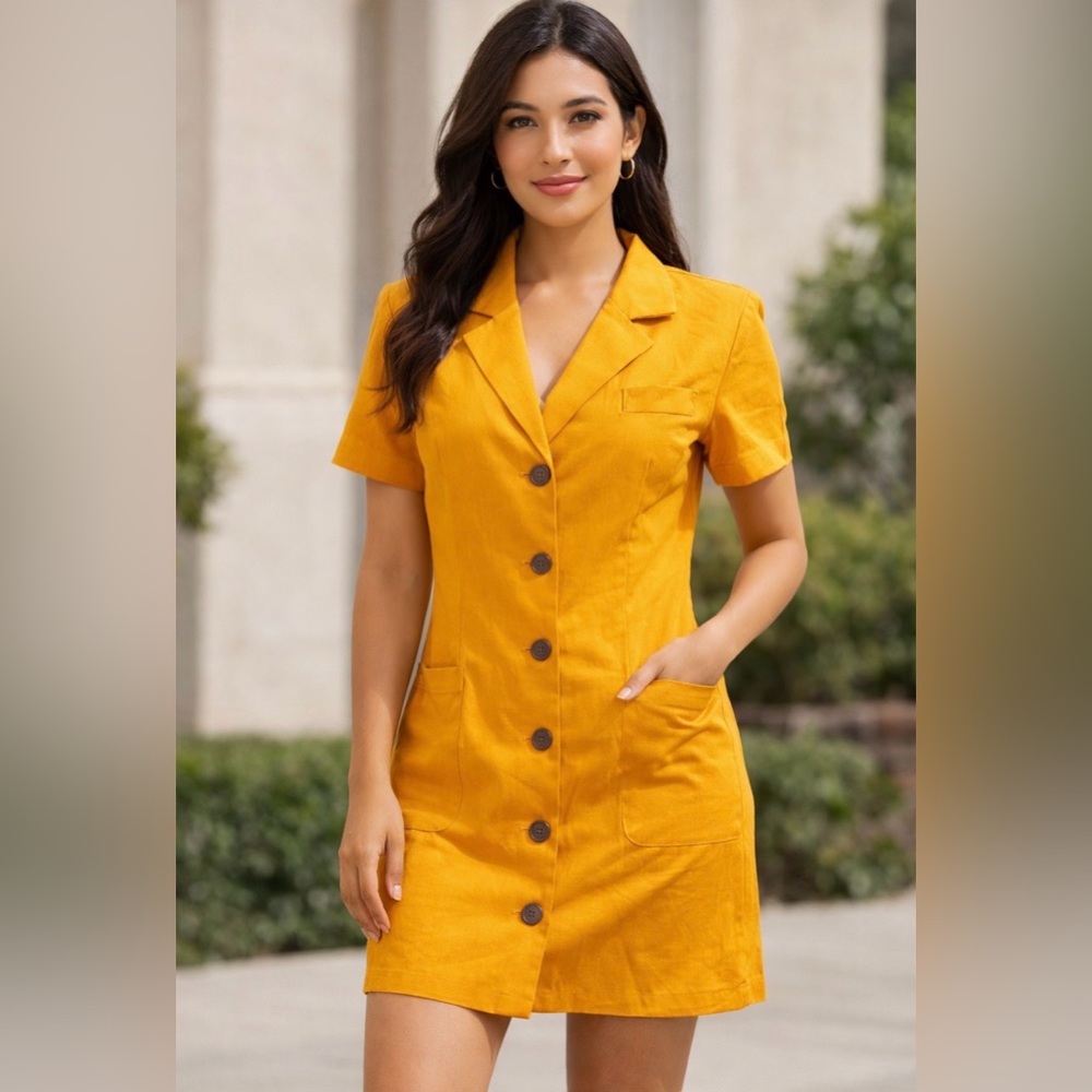 🌙 RACK Collared mini dress